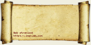 Anđela Sokolović vizit kartica